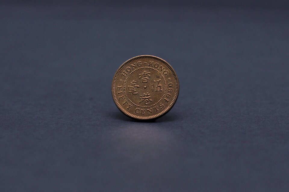 Copper coin hong kong currency british colony currency