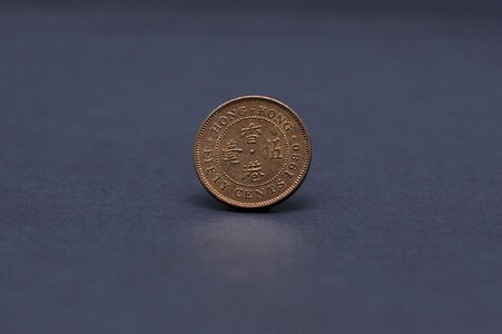 Copper coin hong kong currency british colony currency