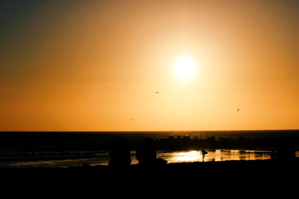 Horizon summer sand