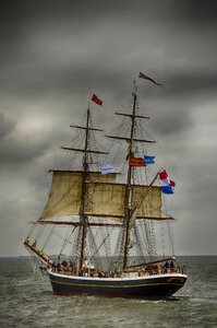 Ship sail frigate