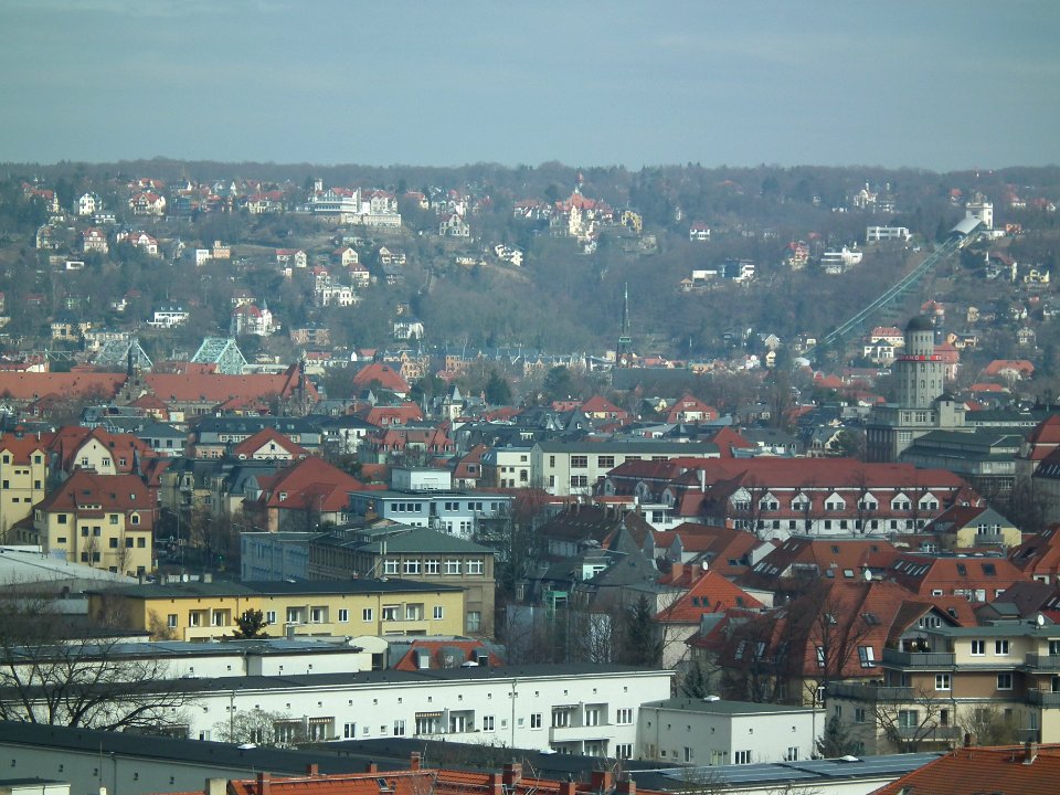 Blick vom Hochhaus Postelwitzer Straße 2, Gruna (Dresden), 36