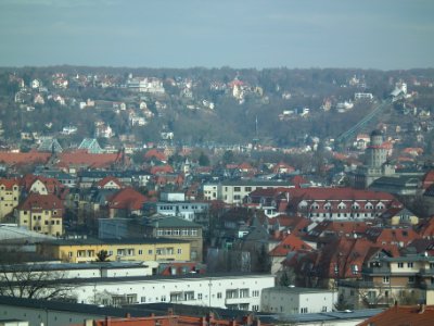 Blick vom Hochhaus Postelwitzer Straße 2, Gruna (Dresden), 36