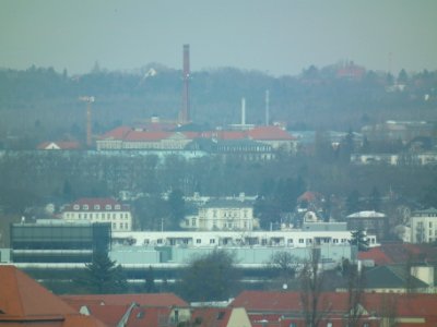 Blick vom Hochhaus Postelwitzer Straße 2, Gruna (Dresden), 76