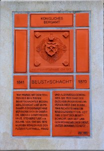 Bockraden Schachtgebaeude Beustschacht Gedenktafel 01