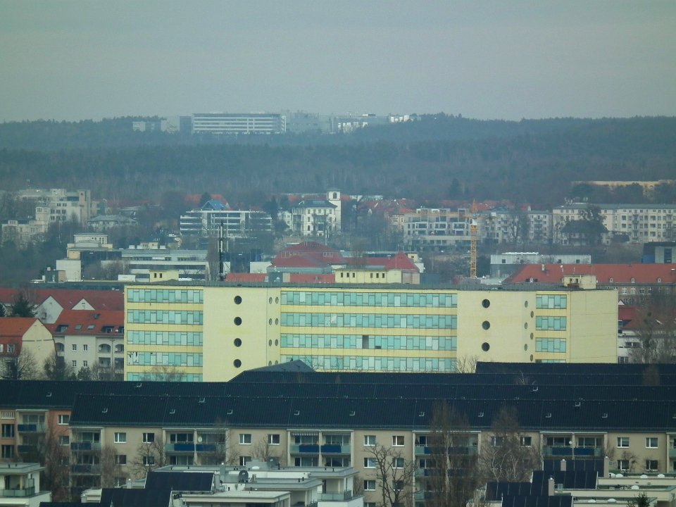 Blick vom Hochhaus Postelwitzer Straße 2, Gruna (Dresden), 72