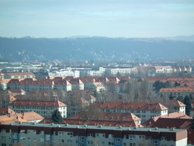 Blick vom Hochhaus Postelwitzer Straße 2, Gruna (Dresden), 22