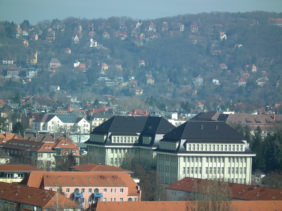 Blick vom Hochhaus Postelwitzer Straße 2, Gruna (Dresden), 15
