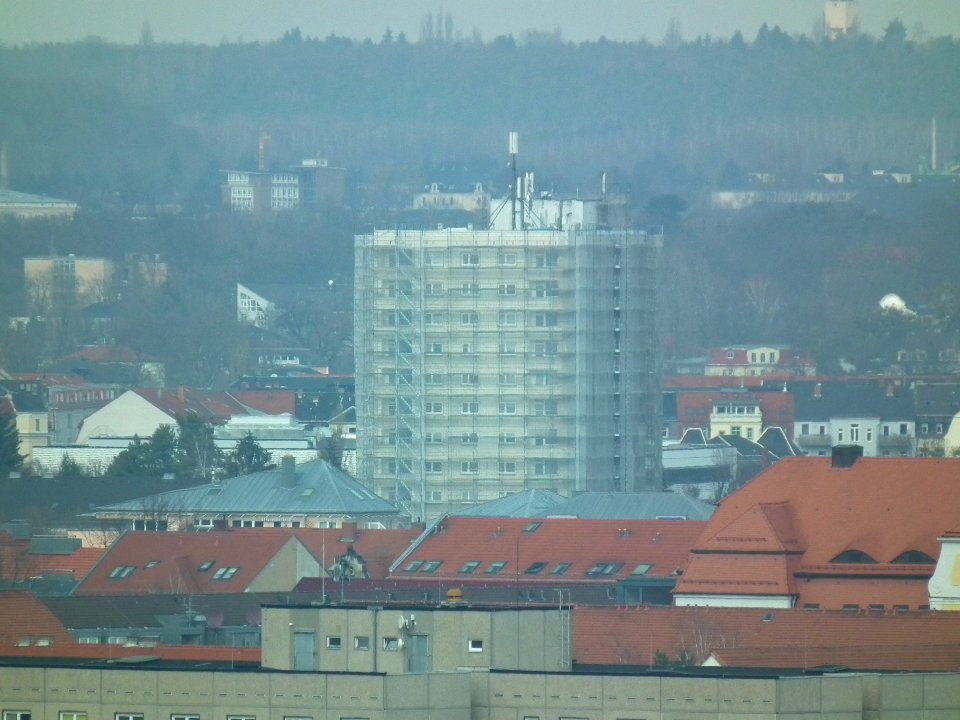 Blick vom Hochhaus Postelwitzer Straße 2, Gruna (Dresden), 50