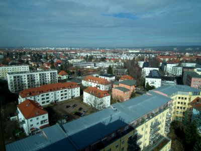 Blick vom Hochhaus Postelwitzer Straße 2, Gruna (Dresden), 07