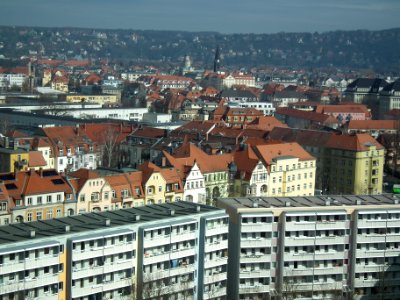 Blick vom Hochhaus Postelwitzer Straße 2, Gruna (Dresden), 03