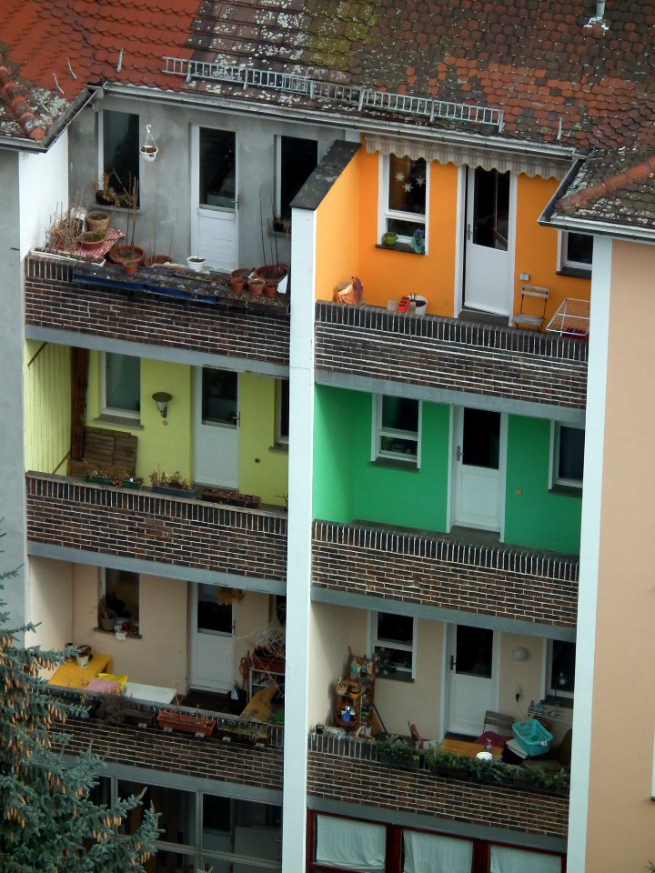 Blick vom Hochhaus Postelwitzer Straße 2, Gruna (Dresden), 45