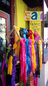 Textile scarf color