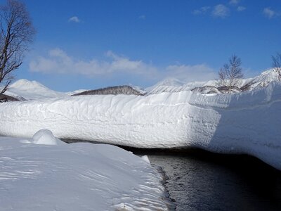 River nature height photo