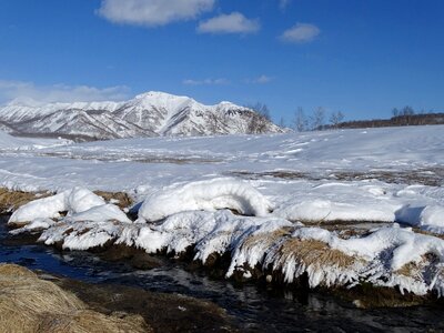 River nature height photo