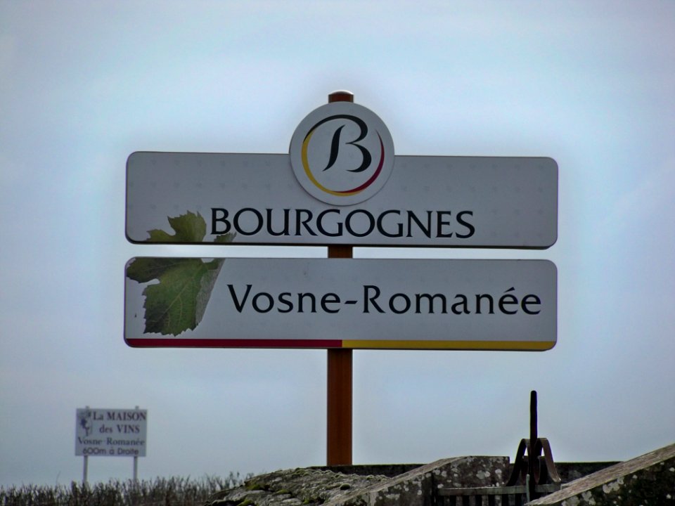 Bourgogne Route vins Vosne romanée