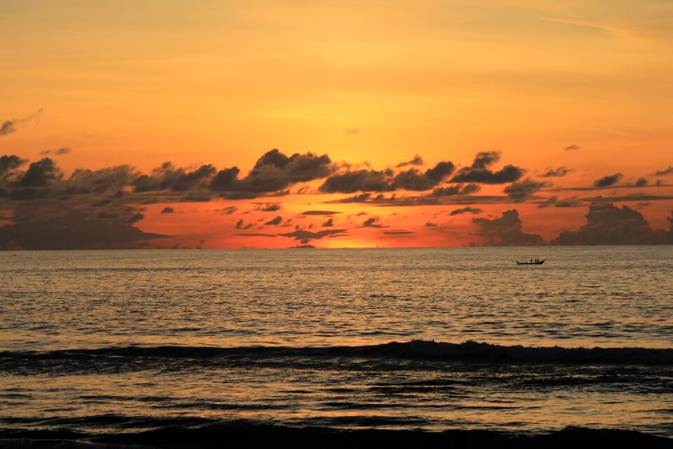 Morning sunrise paradise