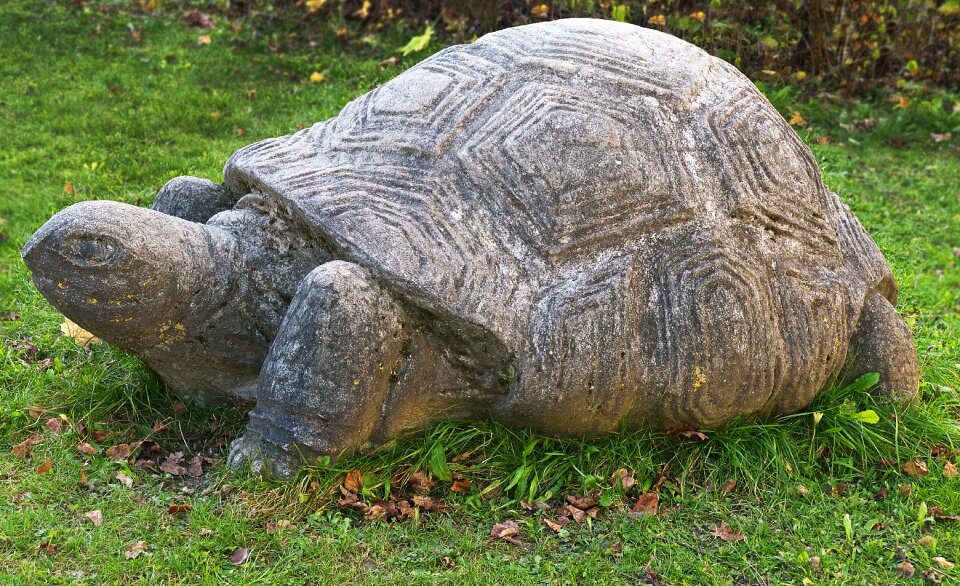 Stone statue animal figure