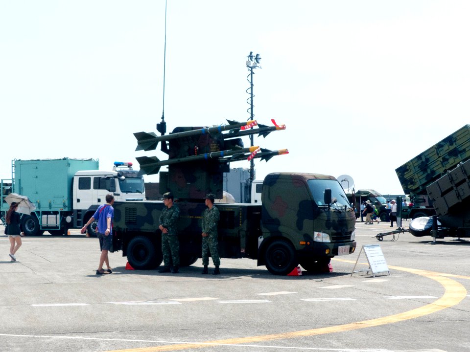 Antelope Air Defense System Display at Gangshan Air Force Base Apron 20170812