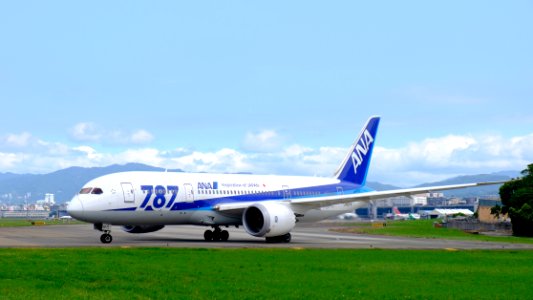 ANA Boeing 787-8 JA807A Departing from Taipei Songshan Airport 20151003d