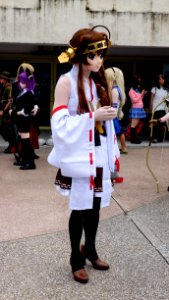 Battleship Kongo Fleet Girl Cosplayer at FF26 20150829b