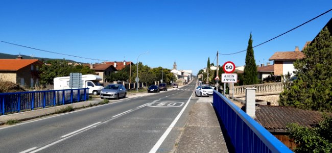 Antzin - Errepide nagusia (Nafarroa)