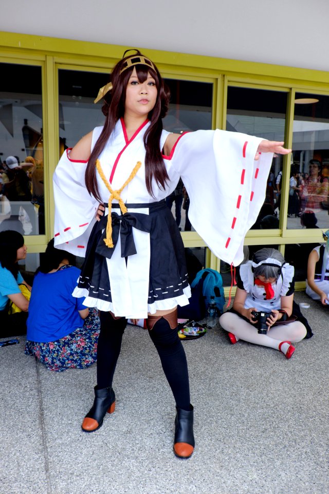 Battleship Kongo Fleet Girl Cosplayer in PF22 20150509