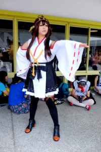 Battleship Kongo Fleet Girl Cosplayer in PF22 20150509
