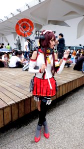 Battleship Yamato Fleet Girl Cosplayer at FF26 20150829a