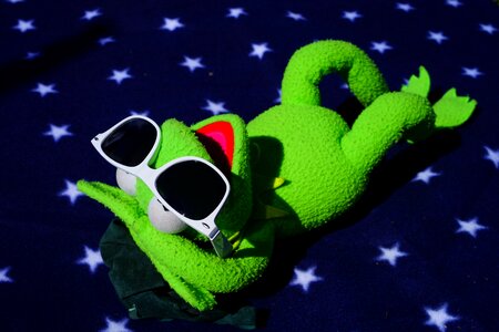 Sunglasses fun soft toy