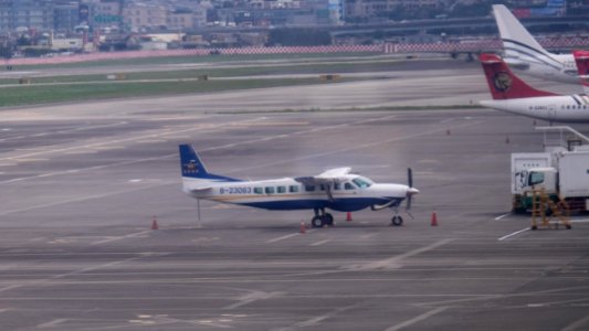 Avanti Aviation Cessna 208B B-23063 at Taipei Songshan Airport Apron 20150210