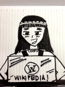 Autoportrait of a Wikipedia user