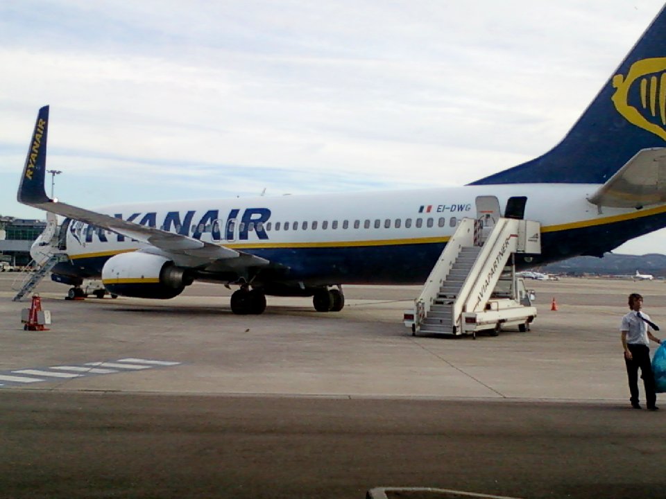 Avion Ryanair aeroport Marseille-Marignane