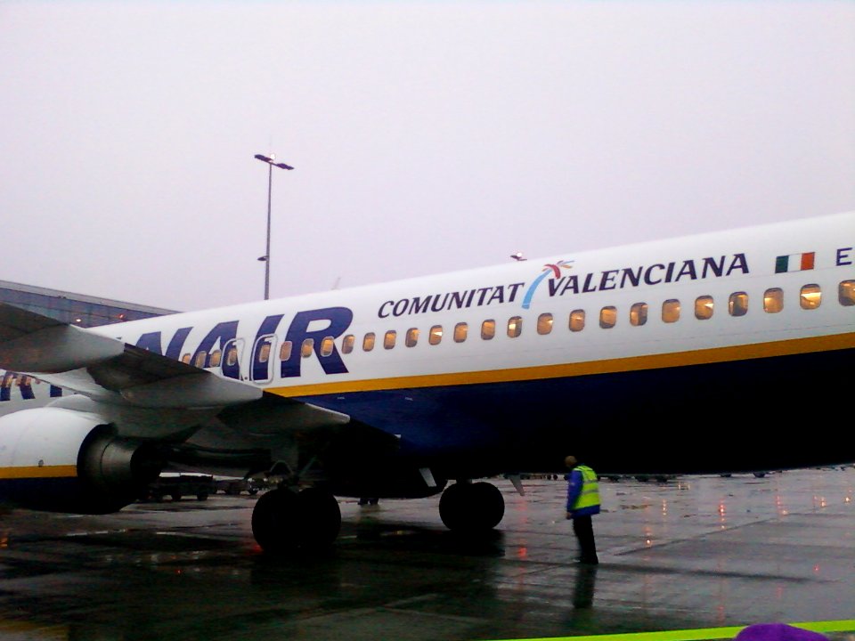 Avion Ryanair Bruxelles-Charleroi