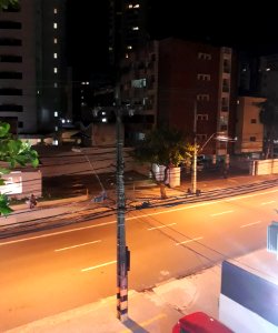 Avenida Conselheiro Aguiar noturna, Recife (PE)