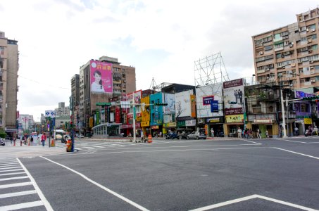 Bade Road Section 4 View from Songshan Station 20141004 photo