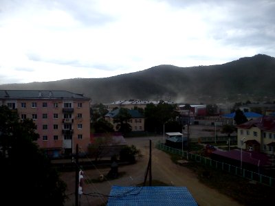 Zakamensk dust storm