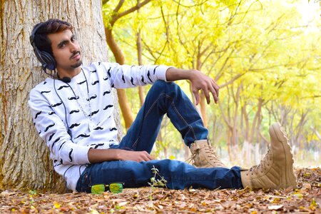 Fashion outside portrait