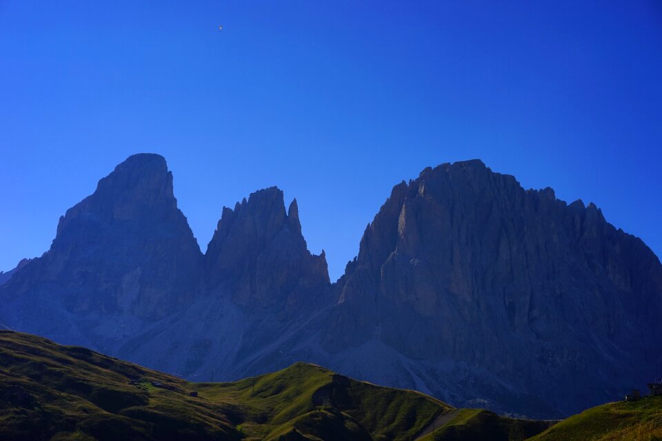 Sassolungo group massif dolomites