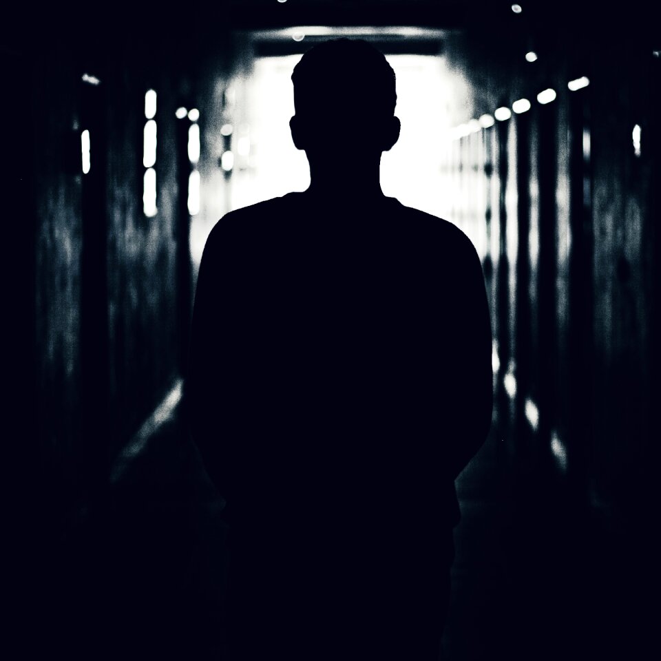 Alone dark tunnel photo