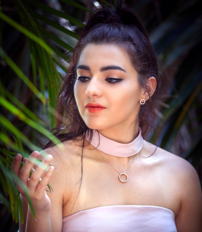 Beautiful girl portrait woman