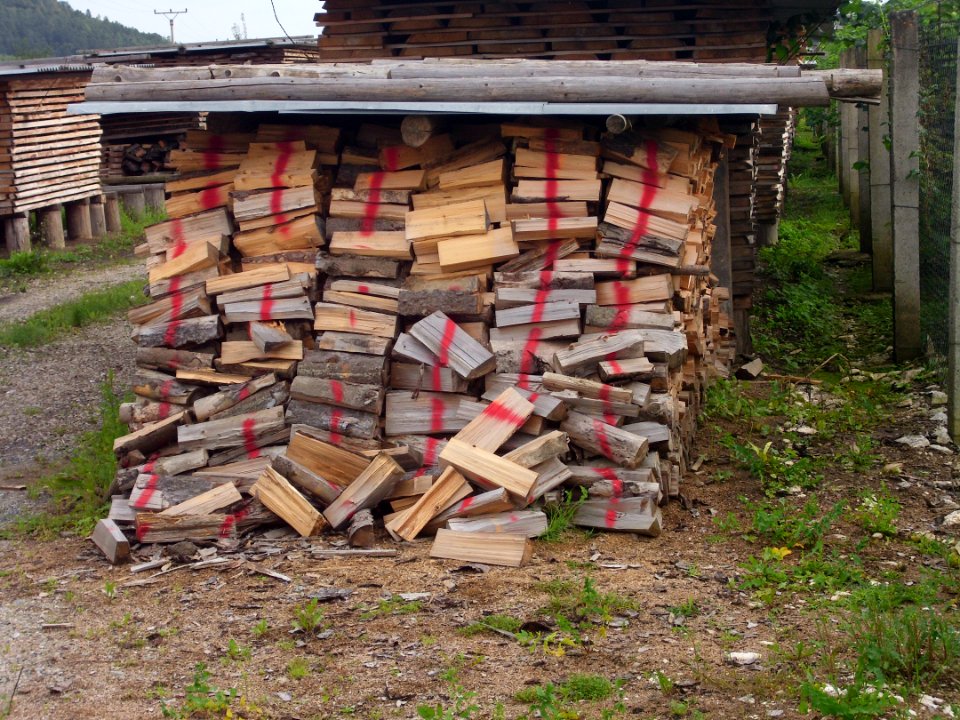 Wood anti theft marking