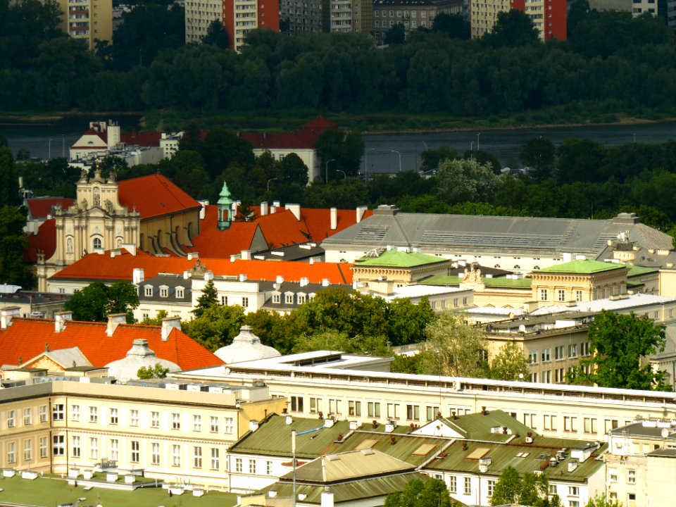 Warszawa widok z PKiN