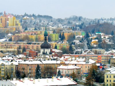 Widok z tarasu wieży Zegarowej w Przemyślu 04 - Zasanie