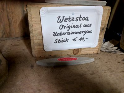 Wetzstaa aus Unterammergau