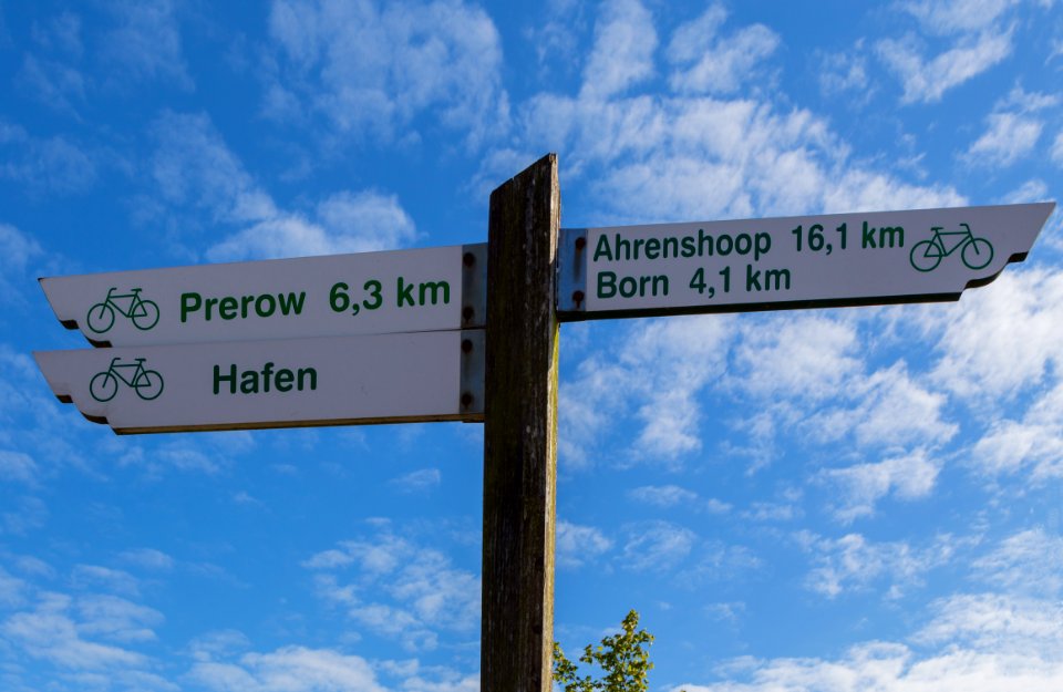 Wieck a Darss Wegweiser 01