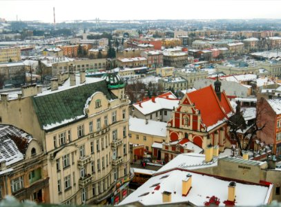 Widok z tarasu wieży Zegarowej w Przemyślu 09