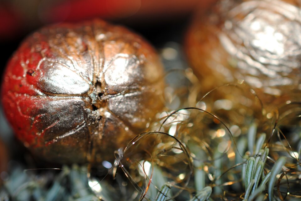 Gold decoration advent