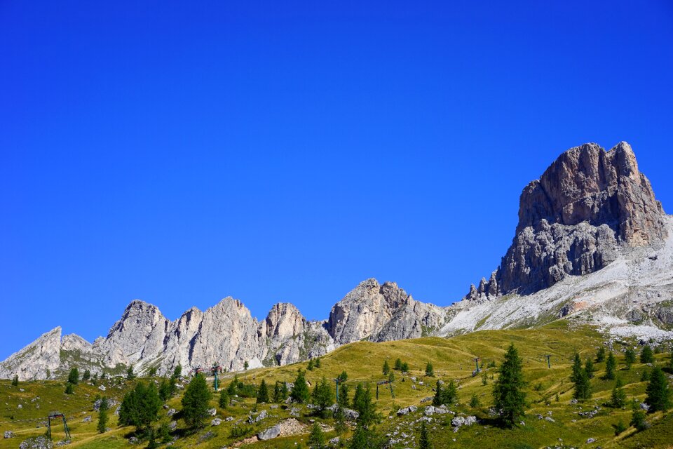 Croda negra punta dallago forcella averau
