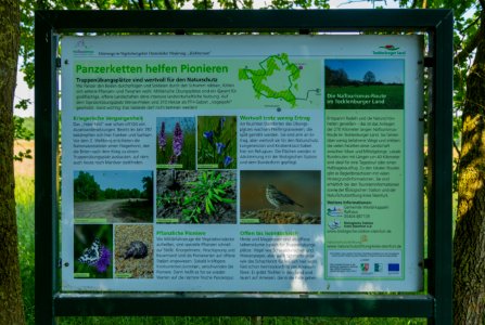 Westerkappeln Naturschutzgebiet Haler Feld Vogelpohl Informationstafel 01