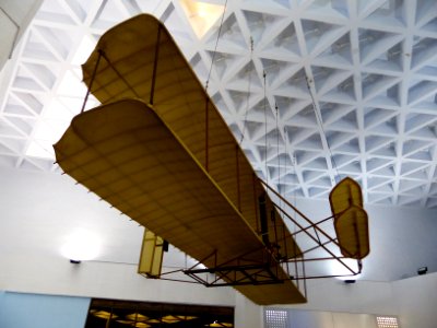 Wright Flyer Replica Display at Hall of Aviation Museum 20130928d
